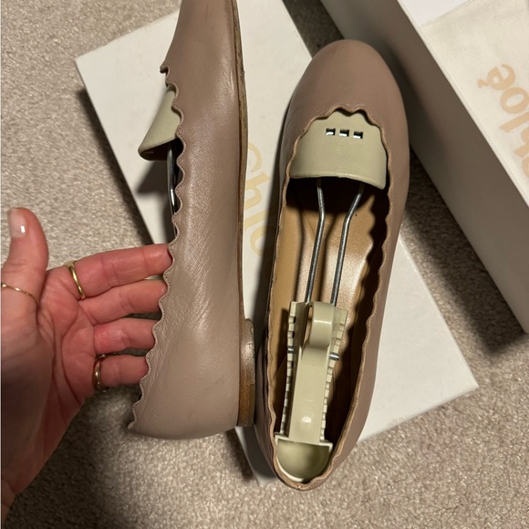 CHLOE ballet flats. Pink Tea - Picture 4 of 11